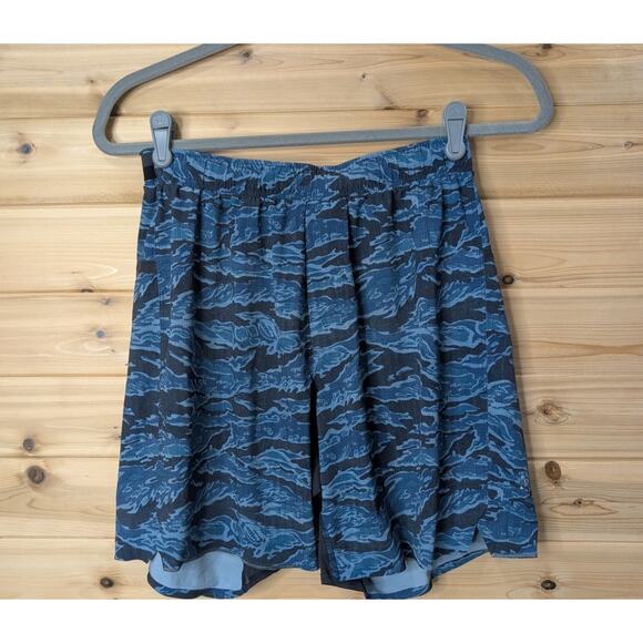 Lululemon Shorts Mens Small Blue Surge Short Linerless - Picture 1 of 11